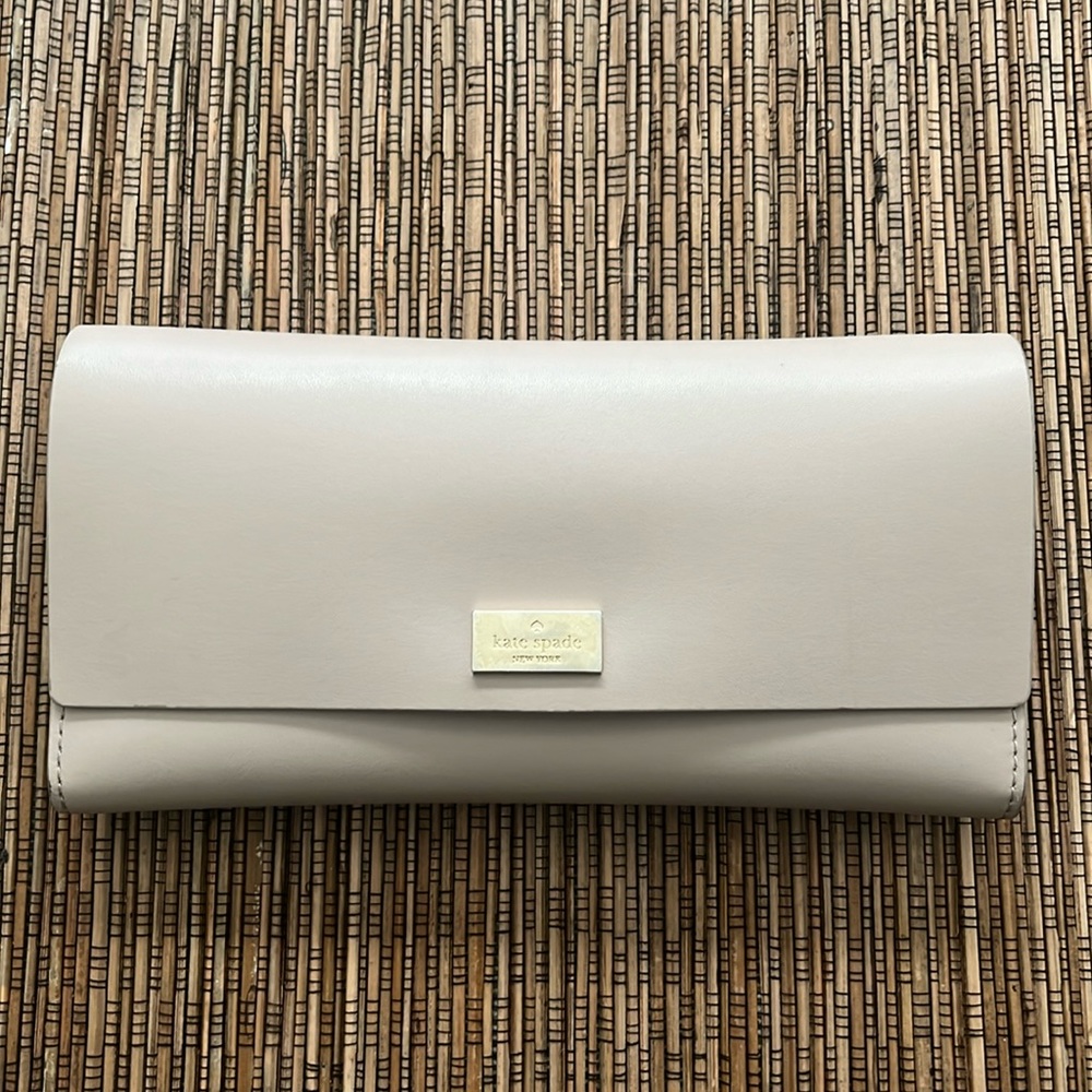Kate Spade Pink Long Flap Wallet